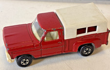 Superfast Lesney Matchbox No.6 Red Ford Pickup White Bed Cap Vintage