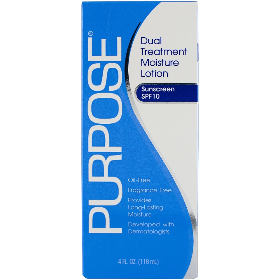 Dual Treatment Moisture Lotion with SPF 10, 4 Ounce Bottle - Image 2 of 4
