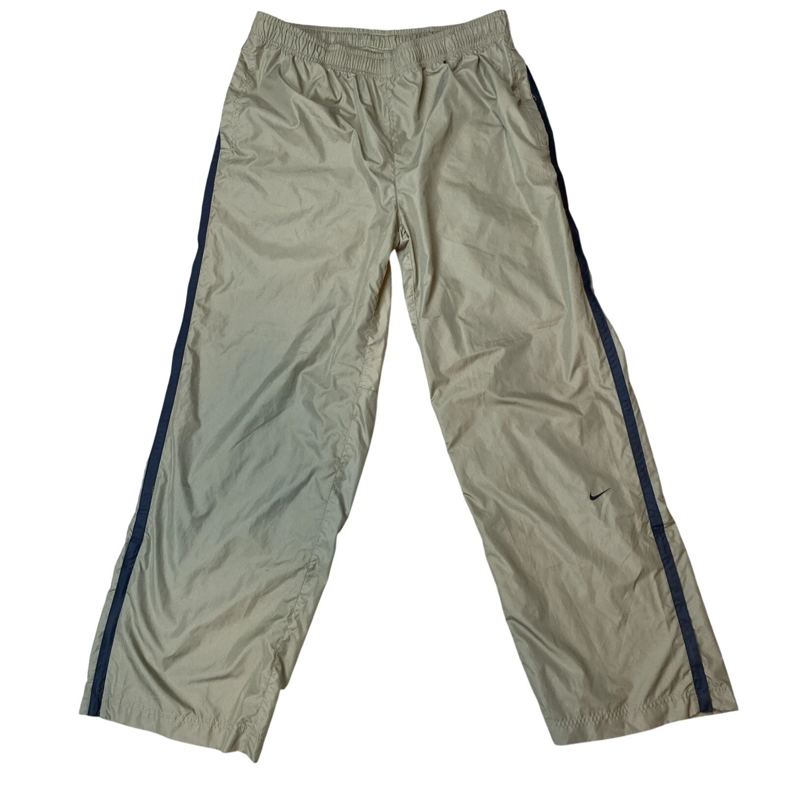 Nike Pants Mens XL 38x32 Khaki Packable Waterproof Storm Fit Rain Windbreaker