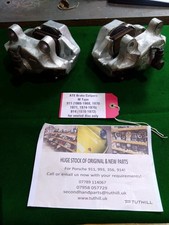 Un par de pinzas de freno delanteras de disco ventiladas tipo M usadas para Porsche 911 acero 