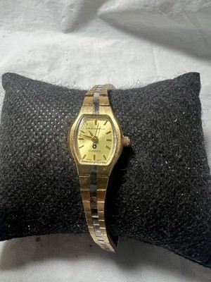 Jb Champion Quartz, classic,Gold Tone, stainless Steel, Italian Band, ladies