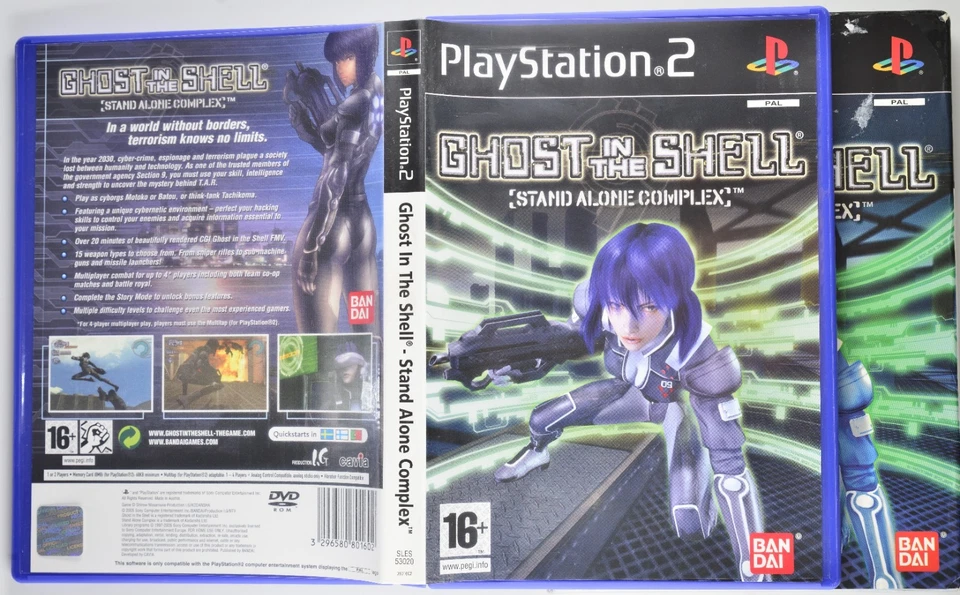 Ghost in the Shell Stand Alone Complex (PS2, PAL) Complete + Slipcase | TESTED - Image 3 of 4