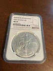 2007-W Burnished American Silver Eagle  NGC MS70 Brown Label