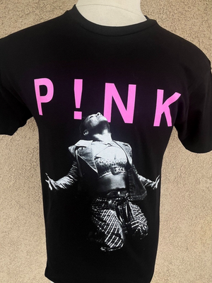 Pink P!nk 2023 Tour Summer Carnival Concert Black T-Shirt Adult