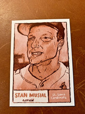2025 Topps Shoebox Treasures STAN MUSIAL by Andy Friedman Sepia Filter /50