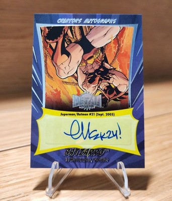 2025 Skybox Batman Metal Universe Creators AUTO Batzarro Ed McGuinness #CA-EM