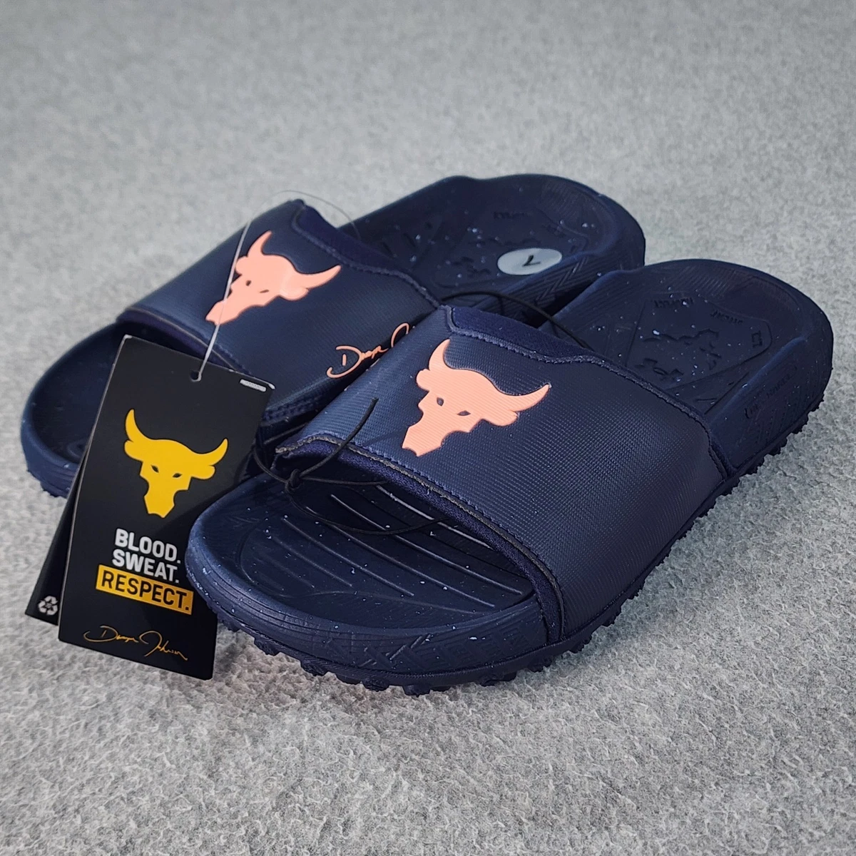 Under Armour Blue Slide Sandals for Men for sale | eBay
