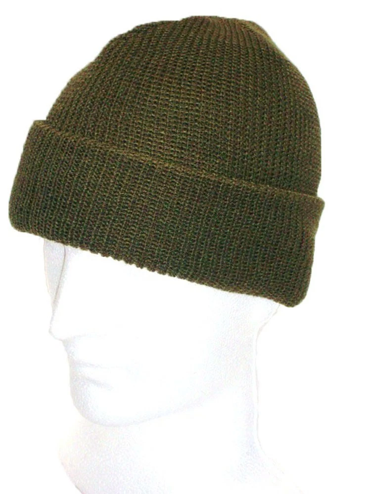 Watch Cap - Beanie - Acrylic - Olive - Army Military - Picture 1 of 1
