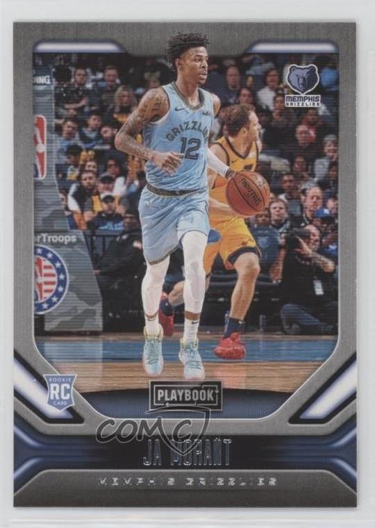 2019-20 Panini Chronicles Playbook Ja Morant #168 oh4