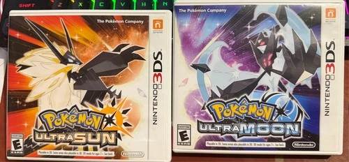 New ListingPokemon Ultra Moon and Ultra Sun 3DS Bundle Cartridges and Cases