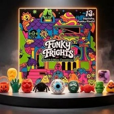 Funky Frights Squish-O-Ween Countdown 13pc Halloween Advent