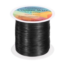 Wire 328ft 28 Gauge Copper Craft Wrapping Wire Black