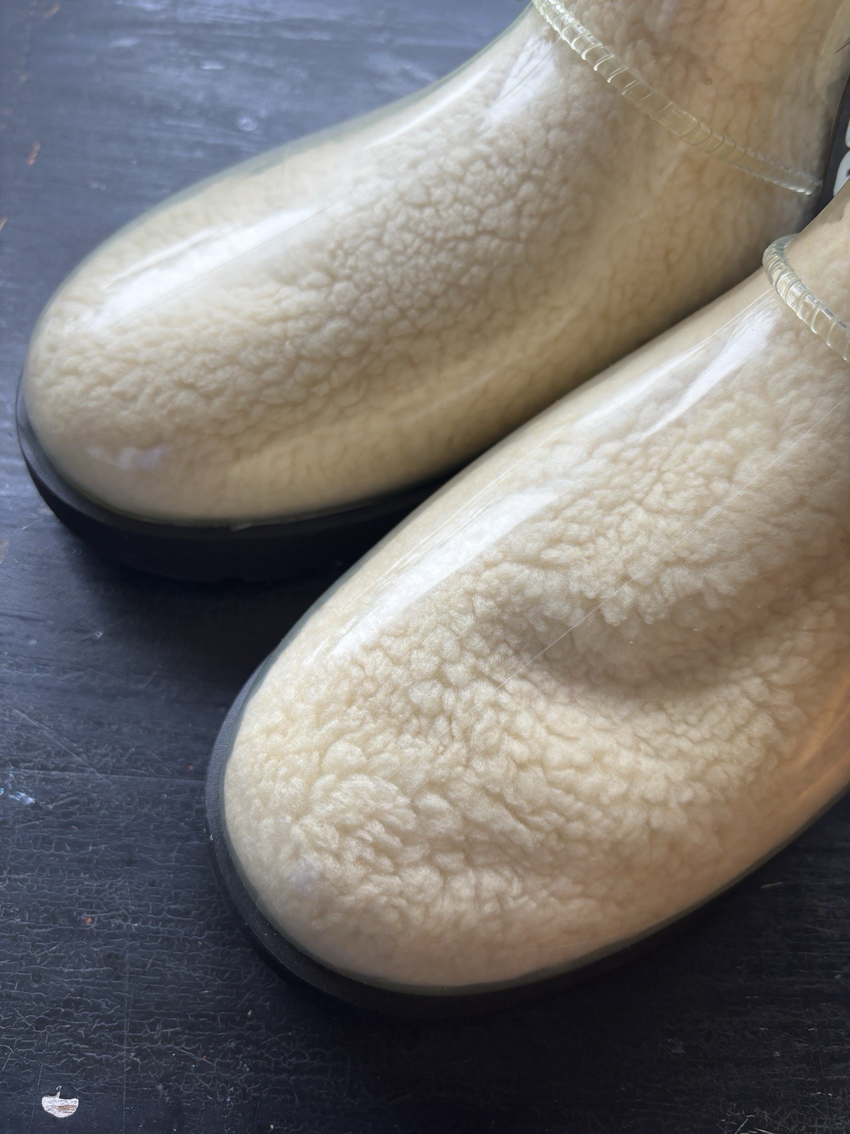 clear ugg mini rain boots - image 4