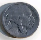 1919 P Buffalo Nickel Five Cent Coin Restored Date Readable Liberty Shipping