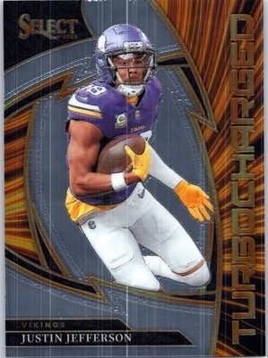 From the vault : Twenty 新品未開封 2025 Panini Select #8 Justin Jefferson Turbocharged Minnesota
