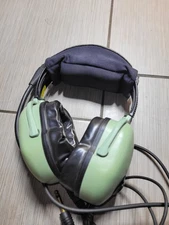 David Clark H20-10 Headset with GA-Dual Plugs used
