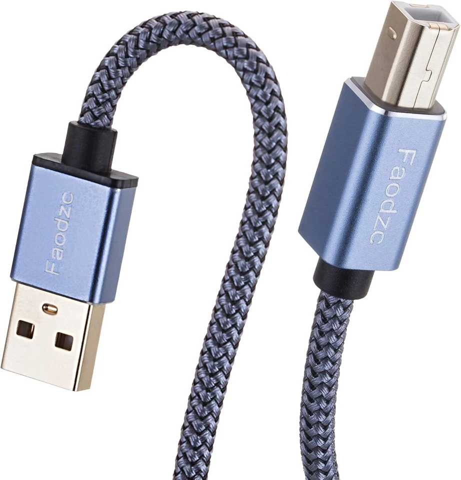 Printer Cable 25 Ft, Long USB Printer Cord 2.0 Type a Male to B Male Printer Sca - Image 4 of 4