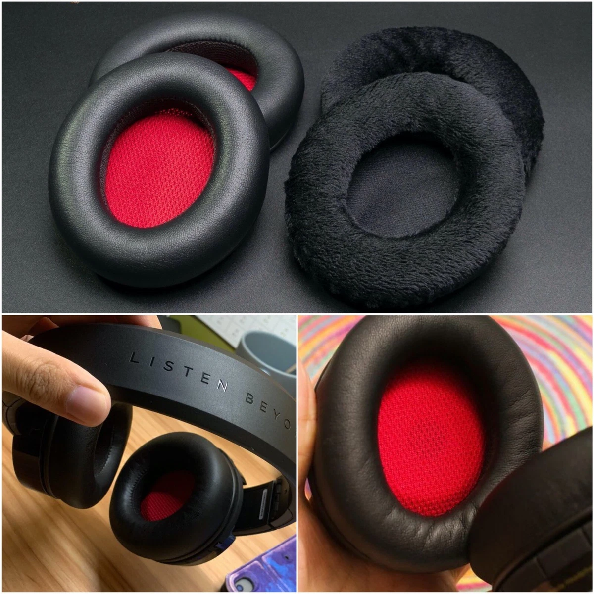 Replacement Ear Pads Cushion For Focal Listen Wireless Pro Closed Back Headphone