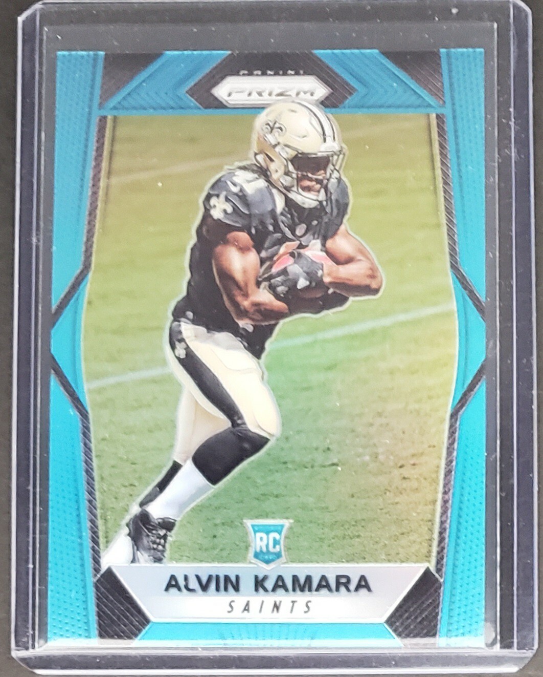 2017 Panini Prizm Alvin Kamara 69/199 Light Blue Prizm RC New Orleans Saints