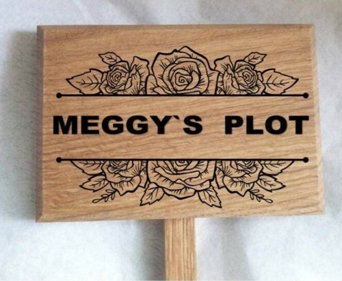 Herb Garde Personalised Garden Sign garden signs home Name Plaque Outdoor Plate - Picture 9 of 17