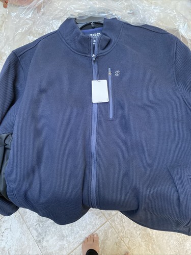 NEW Izod Men's Perform  Full Zip Fleece Jacket Large. NWT - Picture 1 of 6