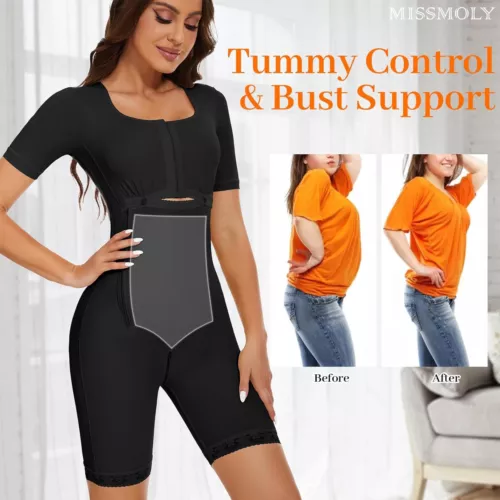 Snatched Body Women's Stage 1 Full Body Shapewear Faja Colombiana Post Surgery - Picture 4 of 20