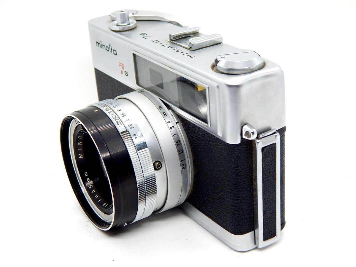 Minolta Hi-Matic 7s with ½ Case & Manual | eBay
