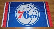 Philadelphia 76ers Large Basketball Flag. 3'x5'. Wincraft. NBA.