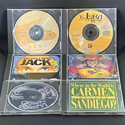 Lot Of 6 Vintage Pc Games In Excellent Condition Including Dune Read Description