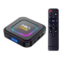 Quad Core Android 13 TV Box 4GB/64GB HK1 8K HD Wifi Media Stream Player