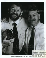 1992 Press Photo John Roberts & Tony Barrand at New Melody Tavern in Ballard.