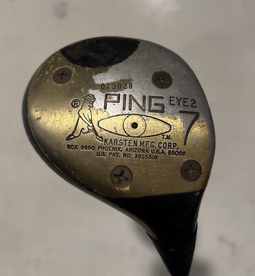 Right Handed Ping Eye 2 Heel Toe Balance 7 Wood w/ Steel Shaft
