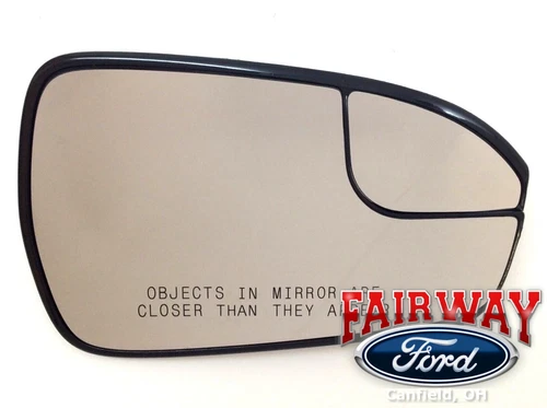 13 thru 20 Fusion OEM Ford PASSENGER Mirror Glass No BLIS w/o Signal DS7Z17K707A