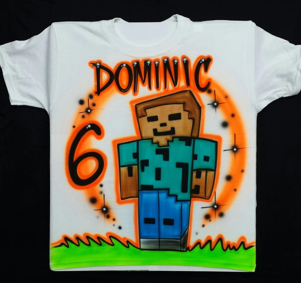 Minecraft steve top t shirt