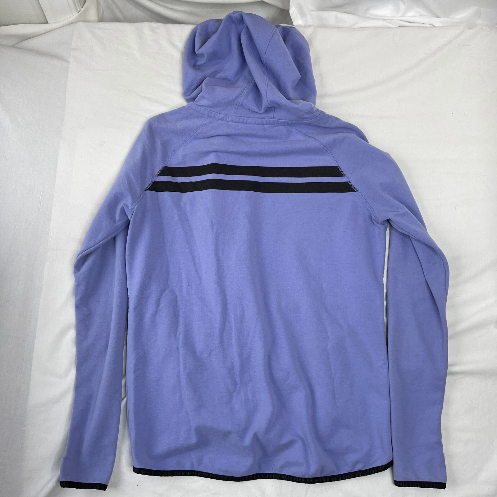 UNDERCOVER Felpa con cappuccio Victoria's Secret ROSA elasticizzata taglia small pervinca offset zip nastrata