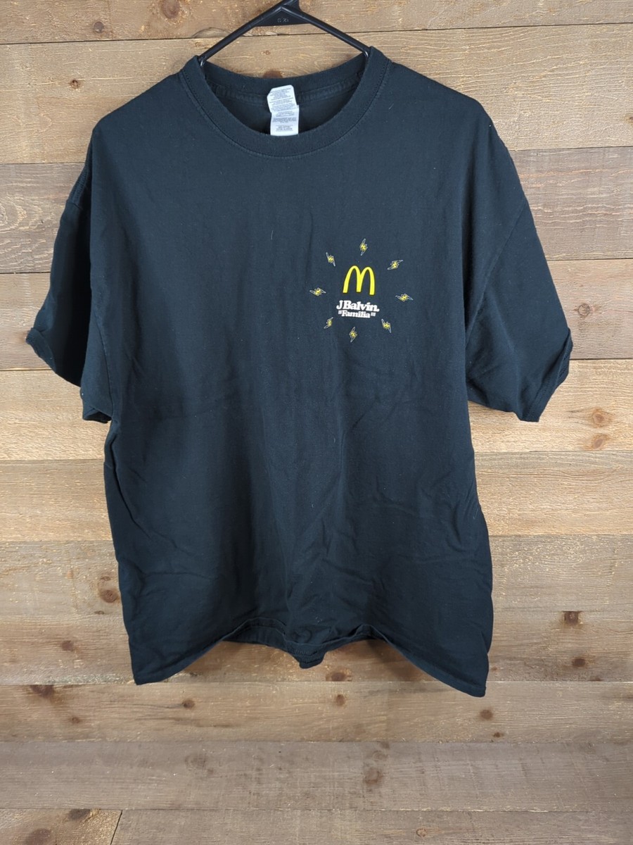 T-shirt J Balvin Familia McDonald's Noir Taille XL - Occasion Très Bon état, Unisexe Adulte