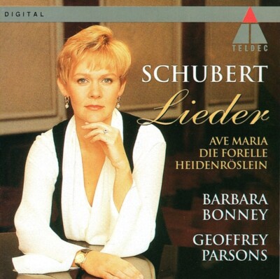 CD Barbara Bonney, Geoffrey Parsons - Schubert Lieder Ave Maria Die Forelle