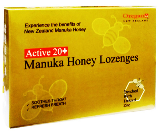 Oregan Active 20+ pastillas de miel de Manuka 42gm nuevo y envío gratuito