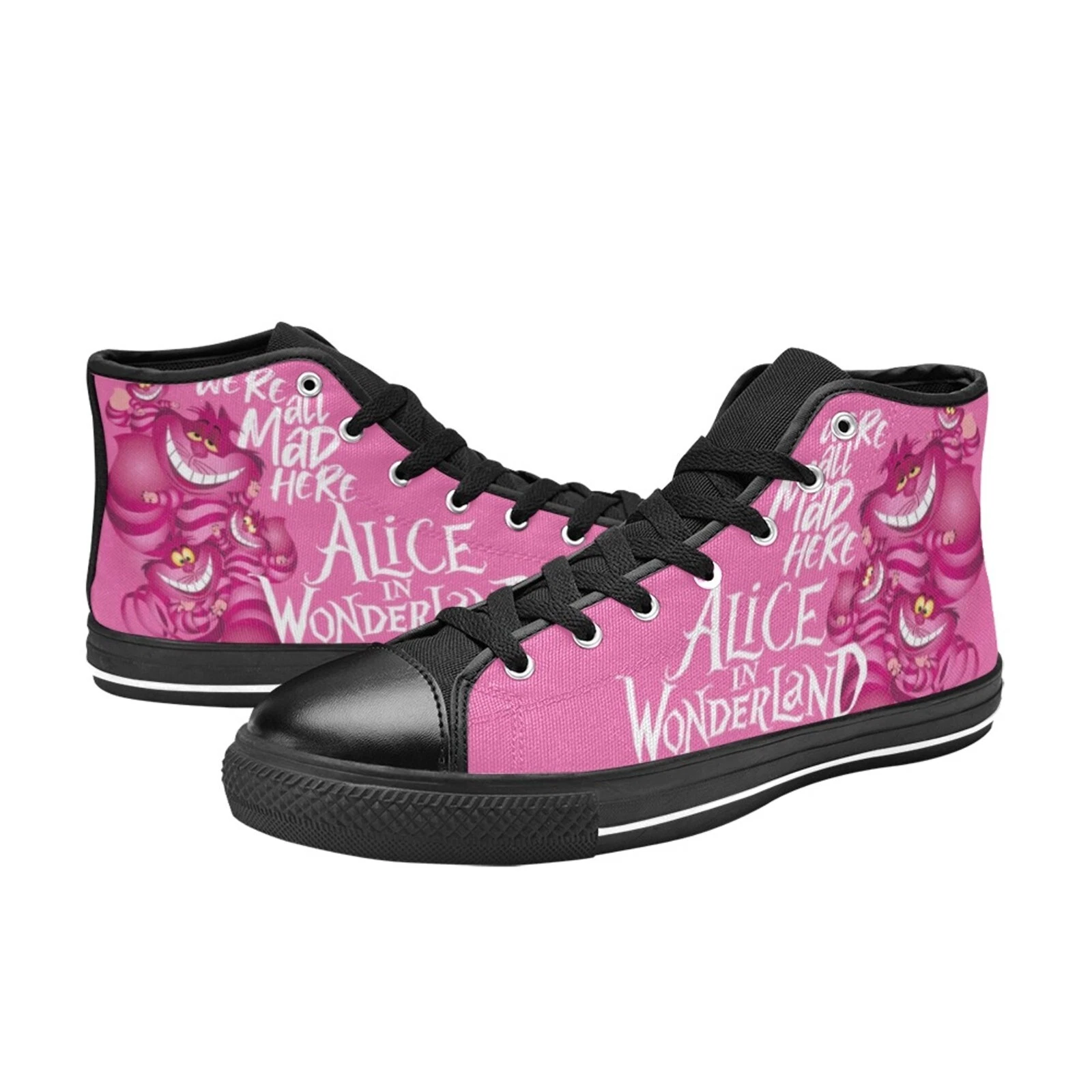 Alice in Wonderland Cheshire Cat High Top Sneaker