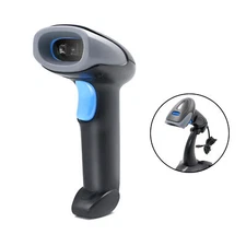 Automatic B Laser Scan Barcode Scanner 2In1 2D+1D Code Reader Gun with Stand B9