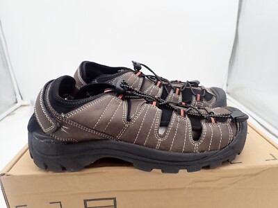 NEW Amazon Essentials Men's Andie Sport Sandals Brown Bungee Cord size 7