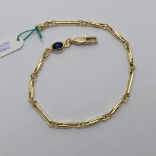 Bracelet D'Homme En Maille En Or Jaune 18KT 4,5 Grammes (7870)