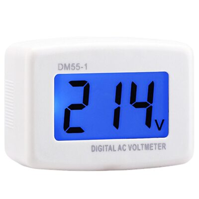 Drok Ac Voltage Meter 80-300V Lcd Display Electric Circuit Testing Device