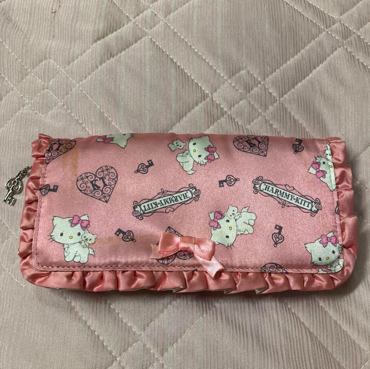 Sanrio Hello Kitty Charmmy Kitty Wallet Card Case Holder Pink 2004