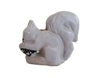 Vintage McCoy Pottery Lavender Purple Squirrel Planter