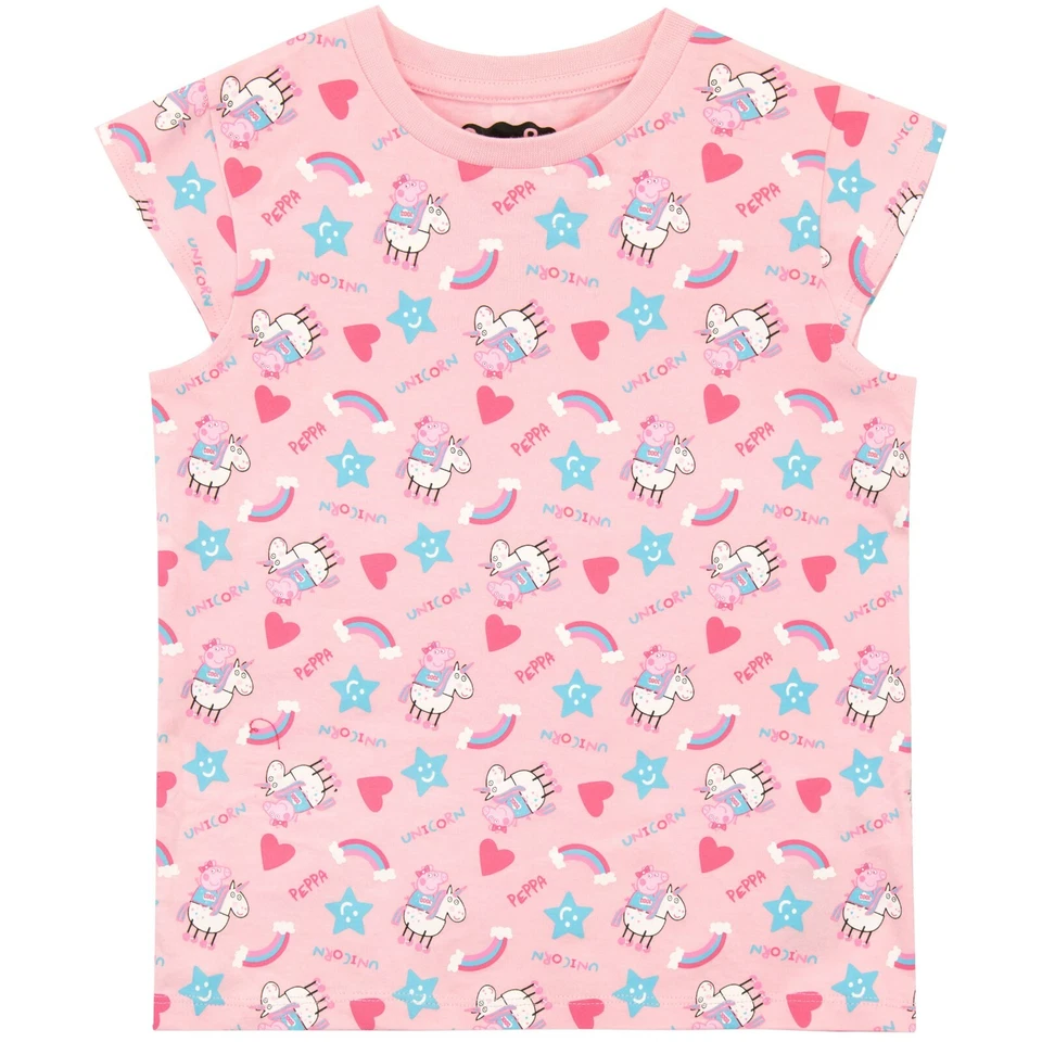 Peppa Pig Pinafore Dress Kids Girls 12 18 24 Months 2 3 4 5 6 7 8 Years Denim - Image 3 of 3