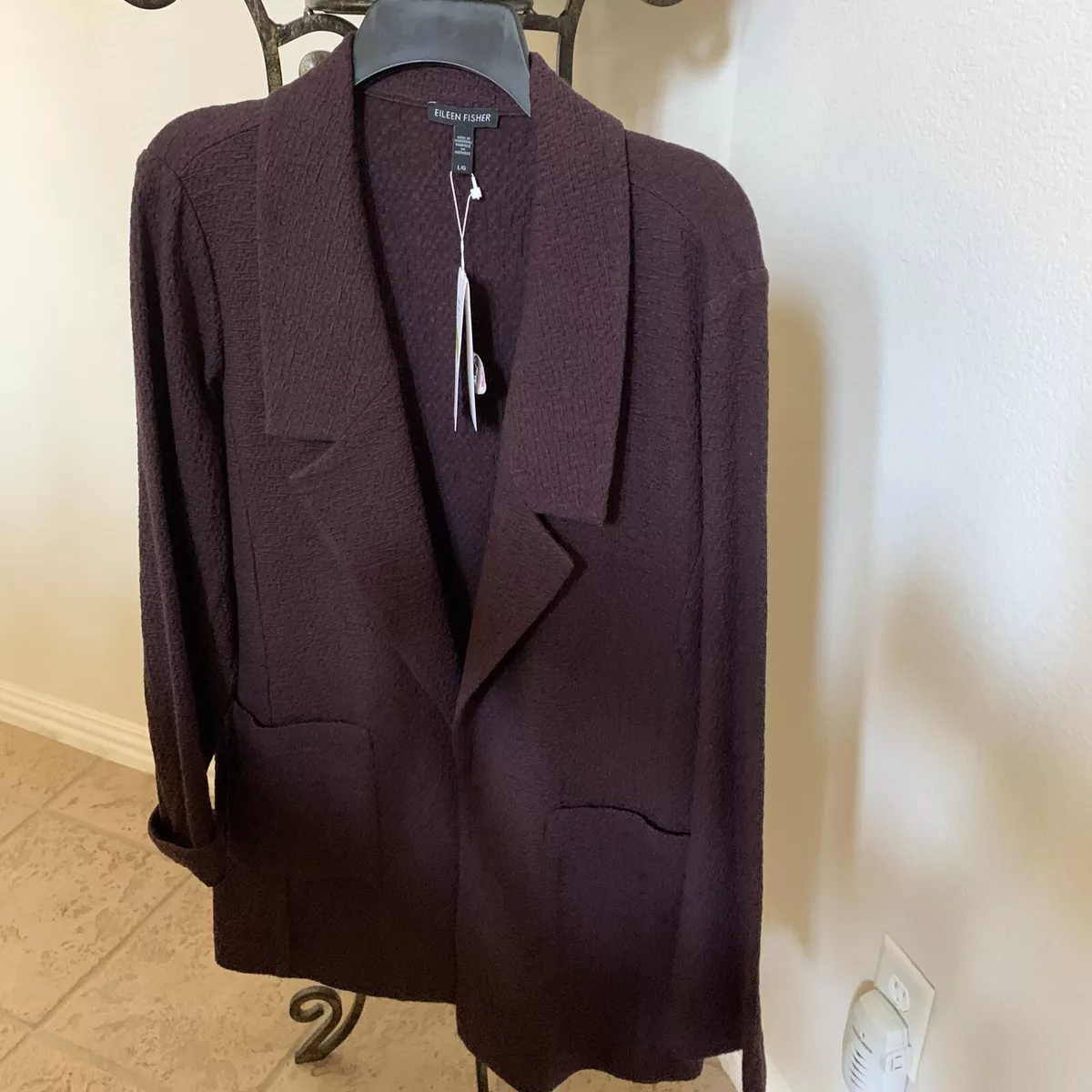 Eileen fisher cotton jacket sale