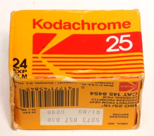 Pack De 5 Pellicules Kodachrome 25 - 35mm - 25 ASA - Parfait Pour La Photo Argentique Nostalgique