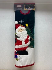 Trim A Home Santa In The Woods Christmas Tree Base Round Skirt 48in Diameter New