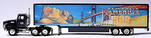 Mack CH600 Moving Van America 500 Years Monuments 1:87 Herpa 140843 - Picture 2 of 4